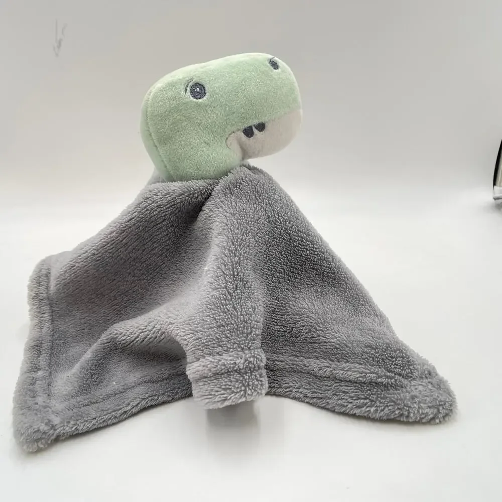 2019 Elle & Jaye Green Dinosaur Lovey Gray Plush 13